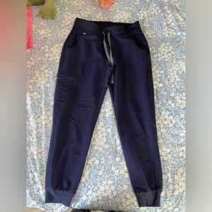 Figs navy blue jogger bottoms